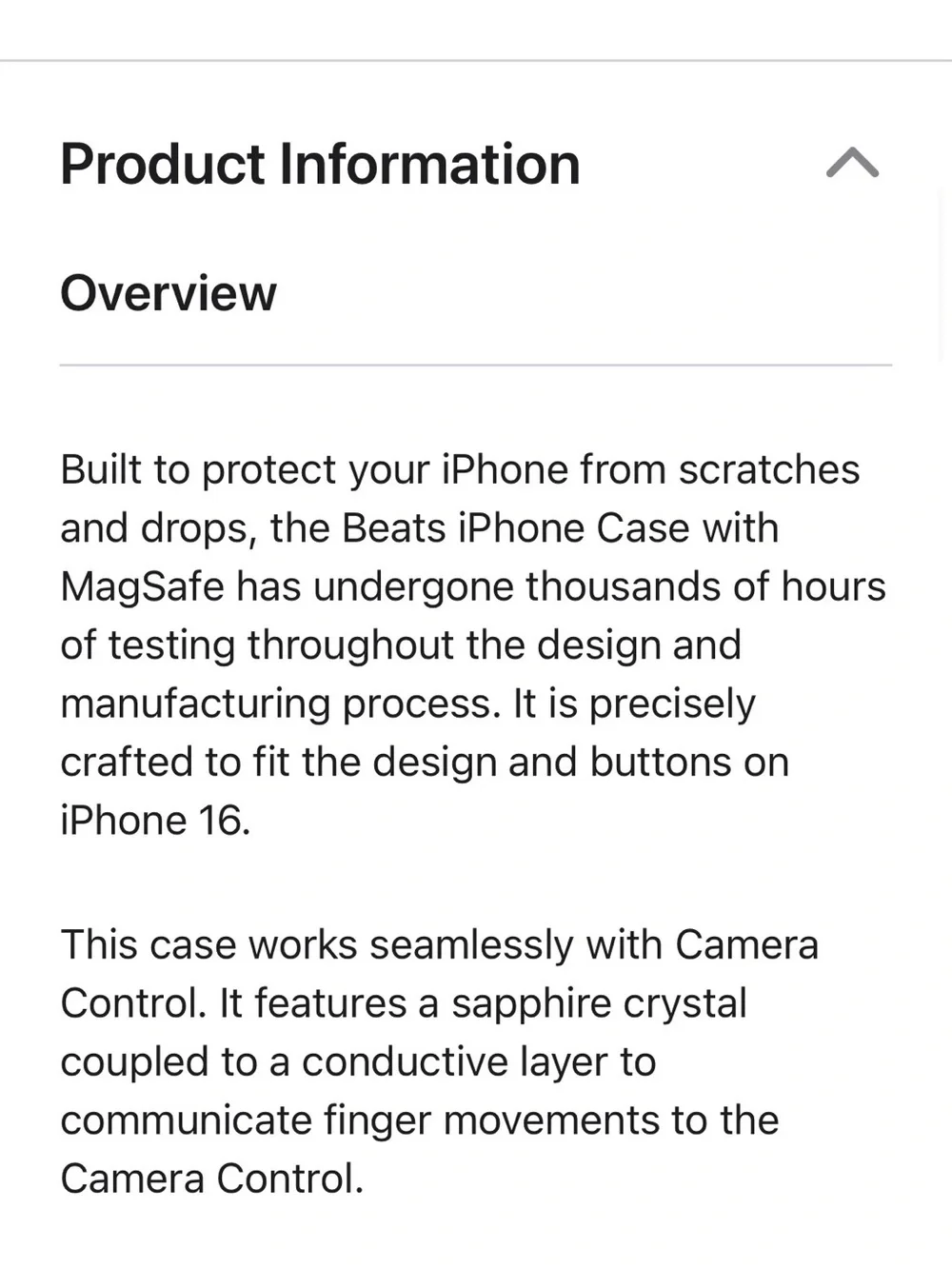 Beats iPhone 16 Case with MagSafe in Black